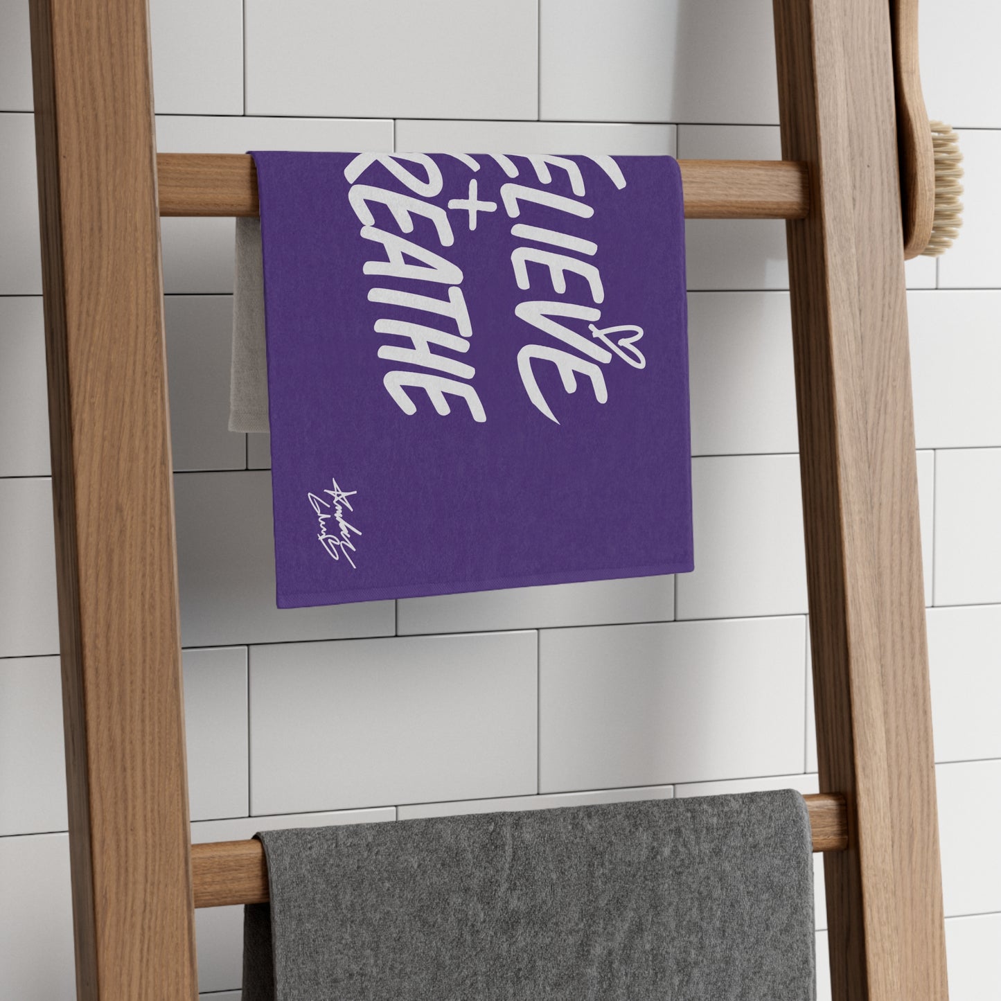Believe + Breathe Rally Towel