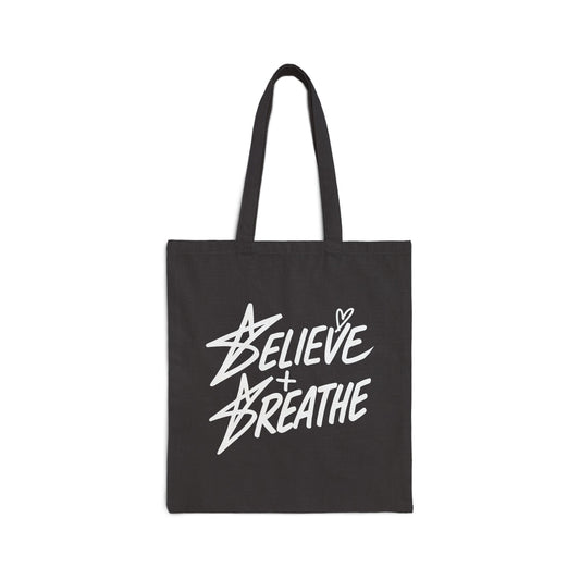 Believe + Breathe Tote Bag
