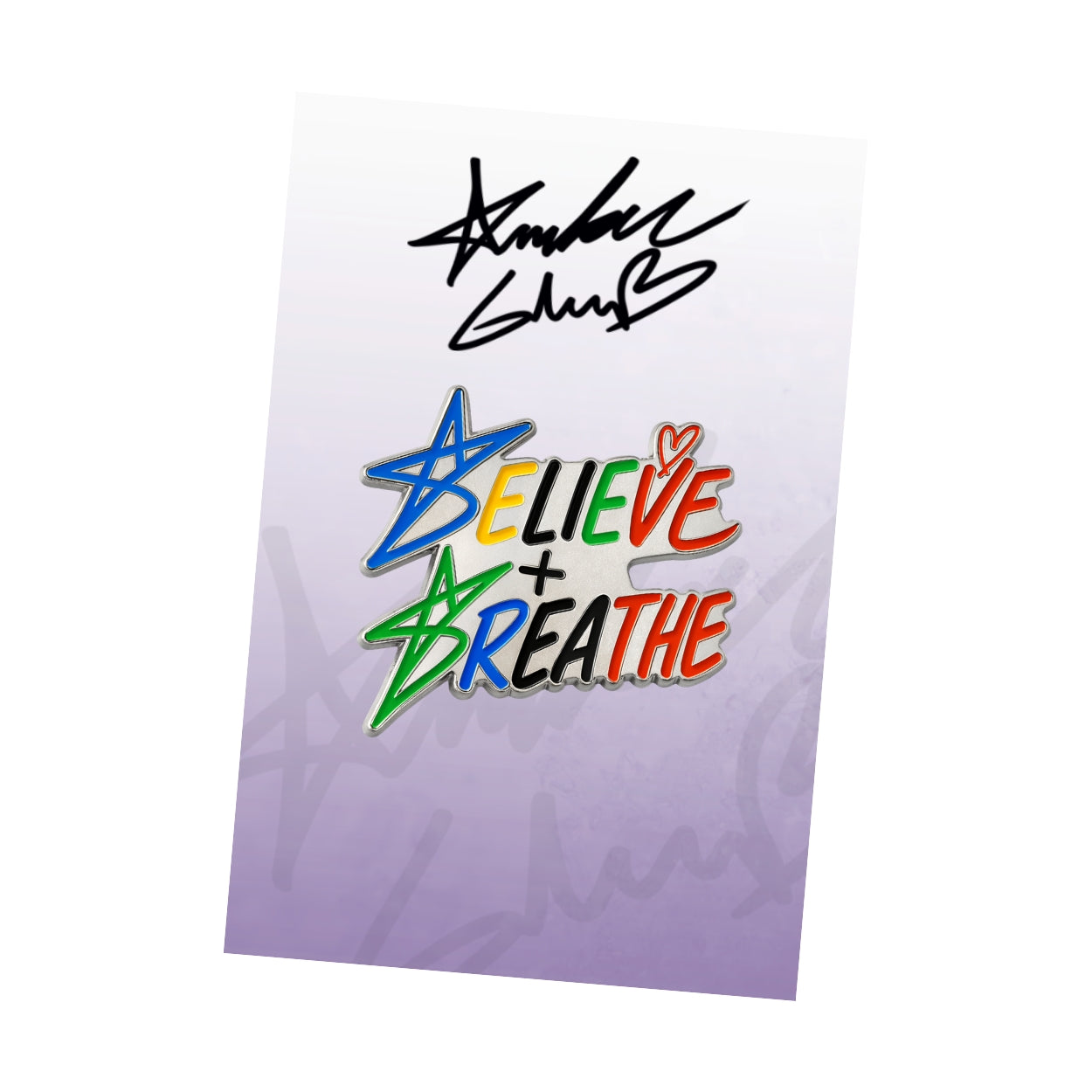 Believe + Breathe Olympics Pin