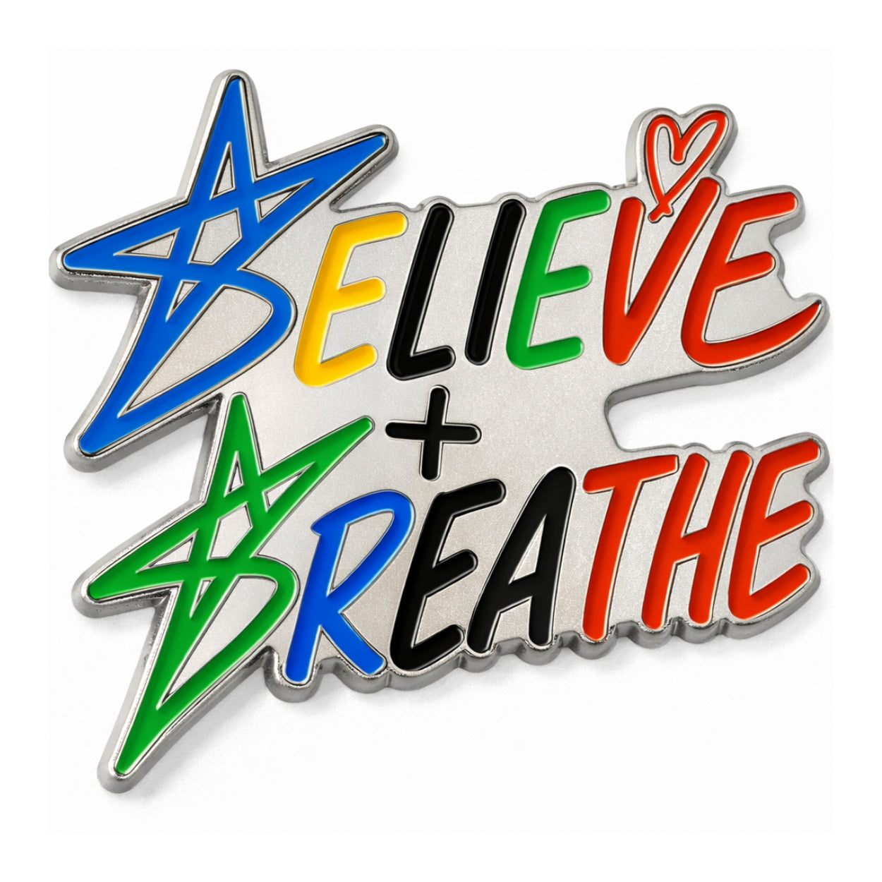 Believe + Breathe Olympics Pin