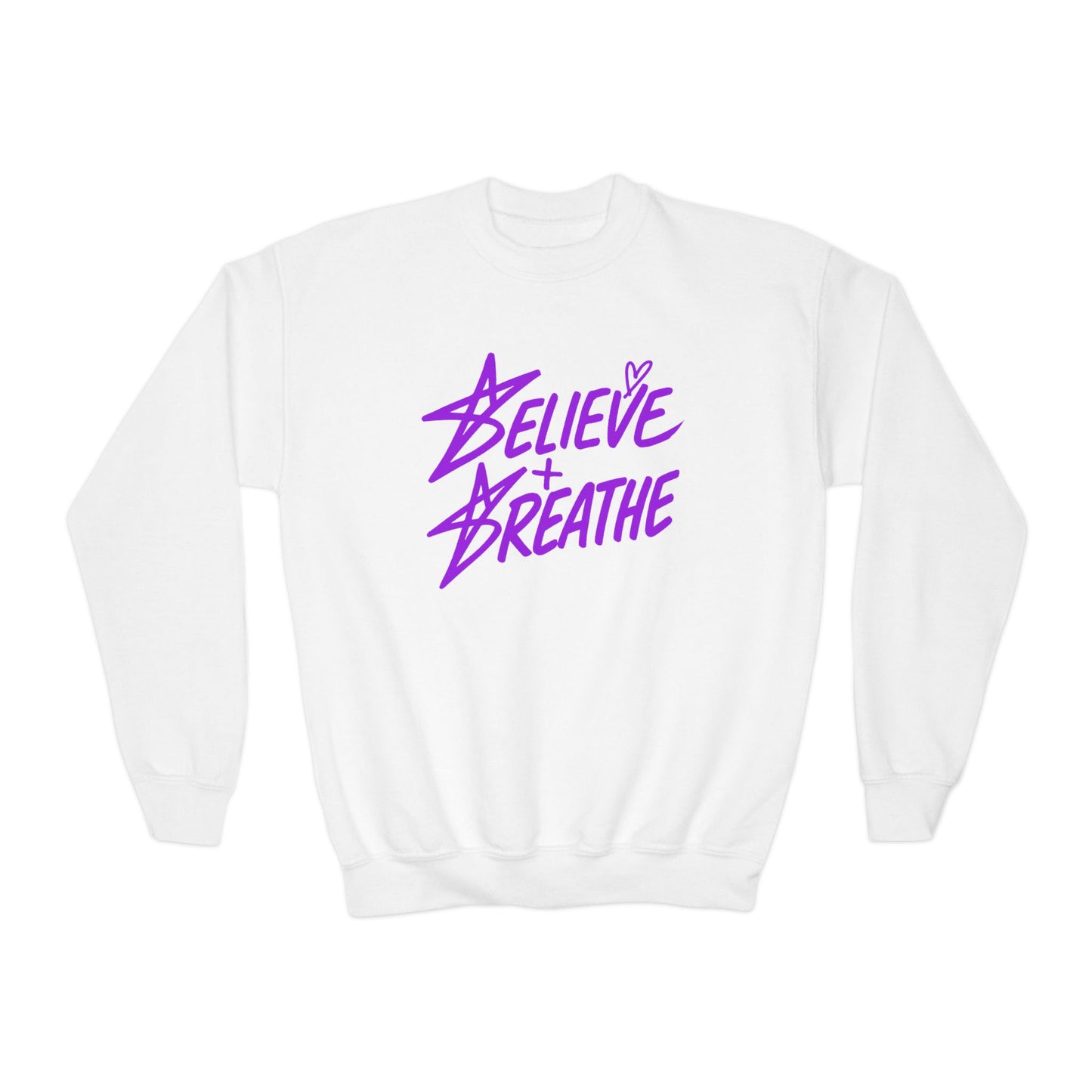 (Kids) Believe + Breathe Crewneck