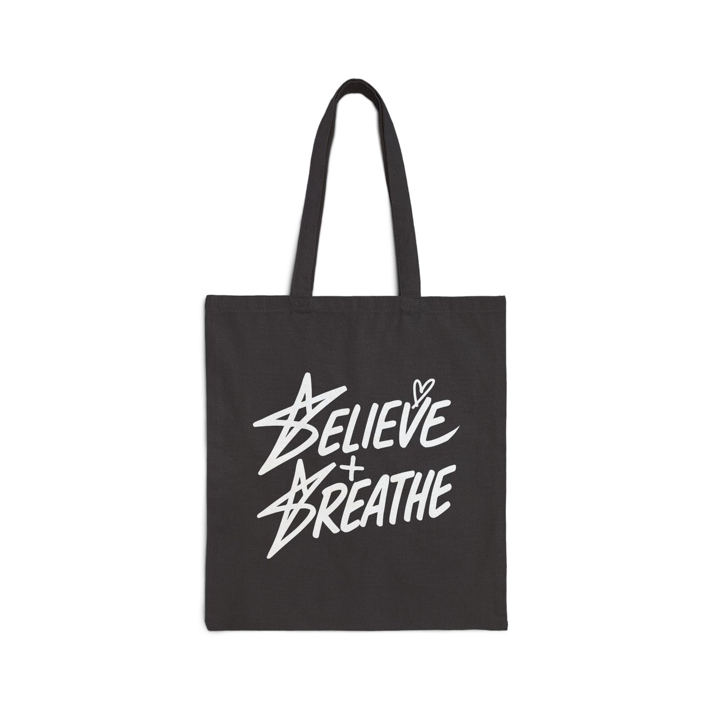 Believe + Breathe Tote Bag